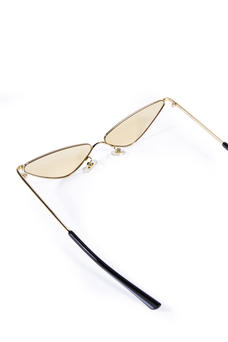 Fashion γυαλιά ηλίου με γωνίες - ΜΠΕΖ