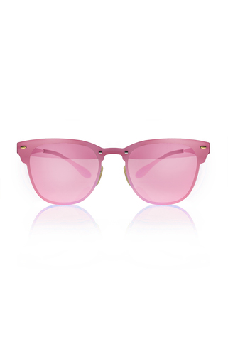 Fashion γυαλιά ηλίου με καθρέφτη - ΡΟΖ