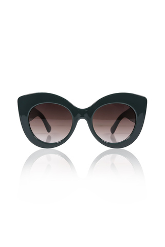 Cat eye fashion γυαλιά ηλίου - ΠΡΑΣΙΝΟ