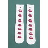 Ψηλές κάλτσες με σχέδιο γλώσσα