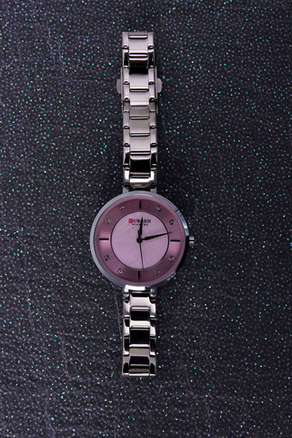 Curren 9051 Ρολόι με ροζ καντράν - ΑΣΗΜΙ