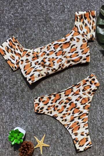 Σετ τανκίνι με animal print - ANIMAL PRINT