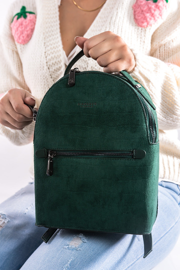 Suede mini backpack