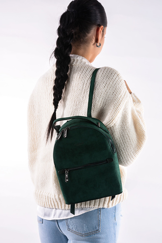 Suede mini backpack - ΚΥΠΑΡΙΣΣΙ