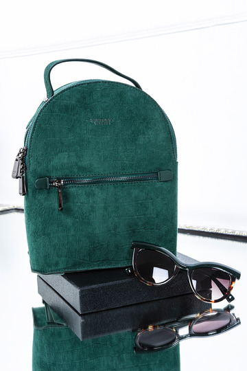 Suede mini backpack