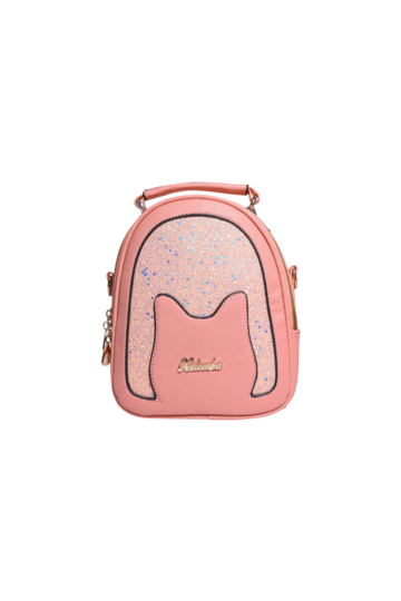 Mini backpack με glitter - ΡΟΔΑΚΙΝΙ 