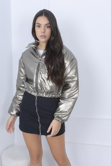 Nylon τζάκετ με σούρα