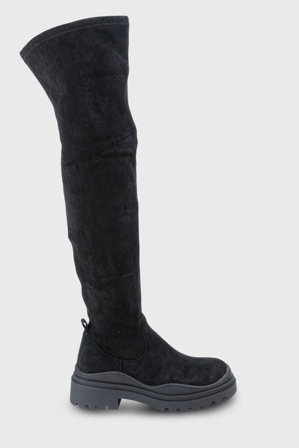 Suede μπότες over the knee