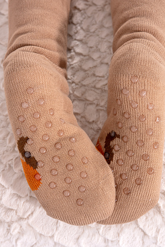 Γυναικείες κάλτσες με σχέδιο σκυλάκι - ΚΑΦΕ