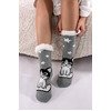 Αντιολισθητικές κάλτσες με γατούλα