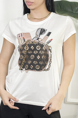 T-shirt με στάμπα accessories - BRONZE
