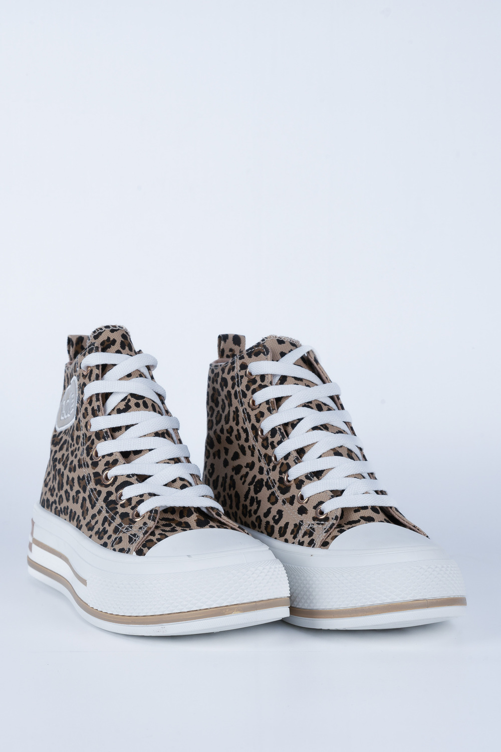 Μποτάκι Sneakers με Leopa Εμφάνιση 