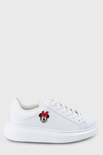Sneaker με έγχρωμη φιγούρα με τη μαγεία της απλότητας - ΑΣΠΡΟ