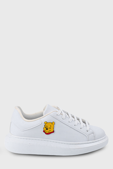 Sneaker με έγχρωμη φιγούρα - 3 - ΑΣΠΡΟ
