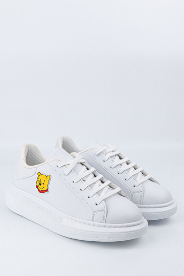 Sneaker με έγχρωμη φιγούρα - 3 - ΑΣΠΡΟ