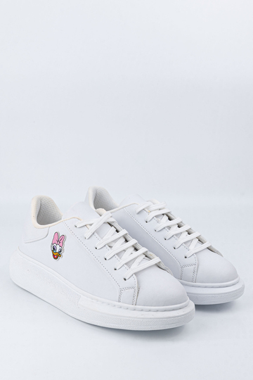 Sneaker με έγχρωμη φιγούρα - 4 - ΑΣΠΡΟ