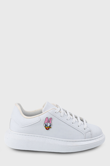 Sneaker με έγχρωμη φιγούρα - 4 - ΑΣΠΡΟ