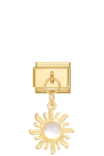 Charm "Χρυσός Ήλιος & Μαργαριτάρι"