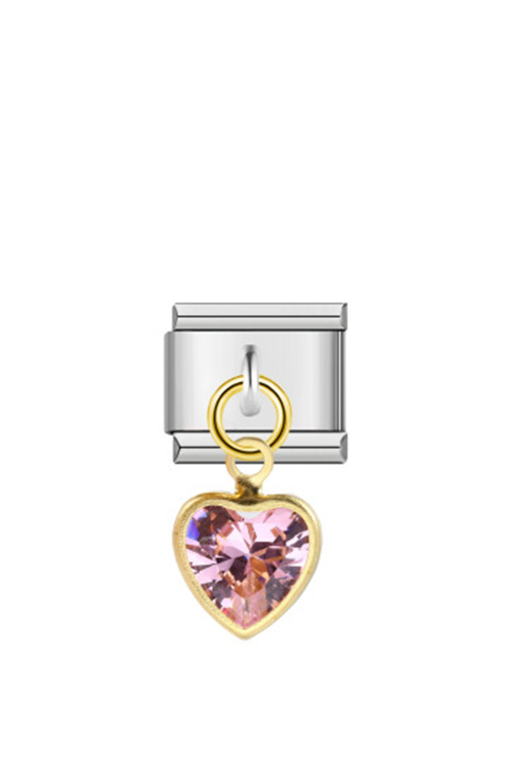 Charm με Ρόζ Καρδιά