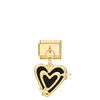 Charm "Διπλή Καρδιά με Αστέρια"