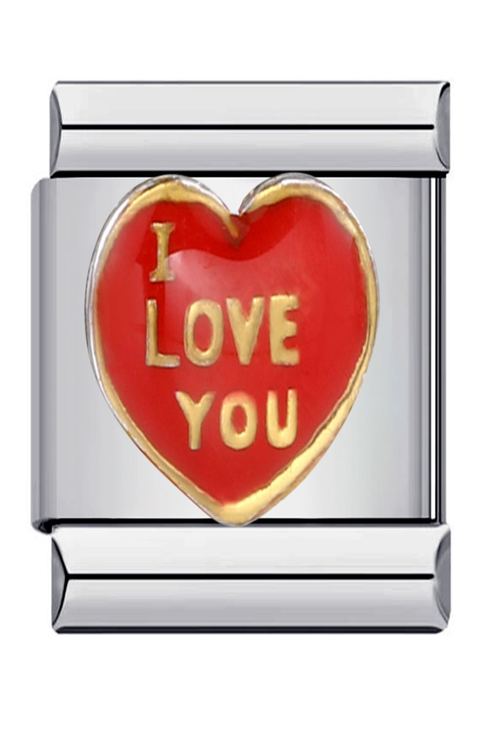 Charm Καρδιά "I Love You"