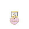Charm Καρδιά Love Ροζ