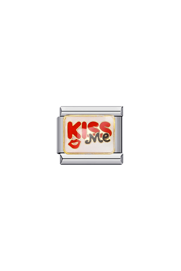 Charm με Ιδιαίτερο Σχέδιο Kiss Me - ΑΣΗΜΙ