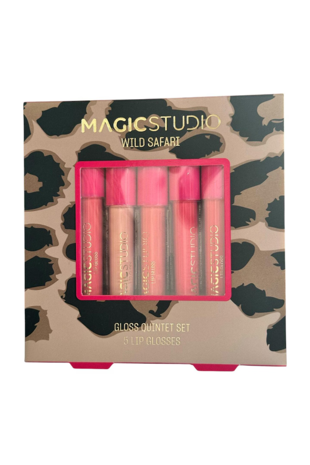  Magic Studio Σετ 5 Lip Gloss Pink Safari 