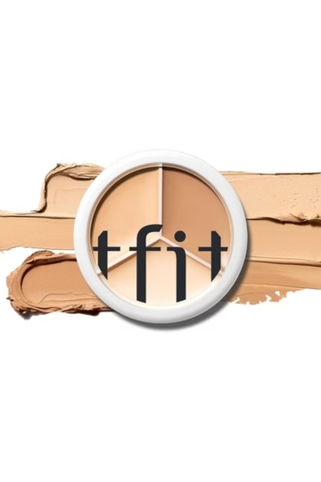 Παλέτα Concealer 3-σε-1 – Πλήρης Κάλυψη & Διόρθωση Χρωματικών Ατελειών - ΑΠΟΧΡΩΣΗ 1