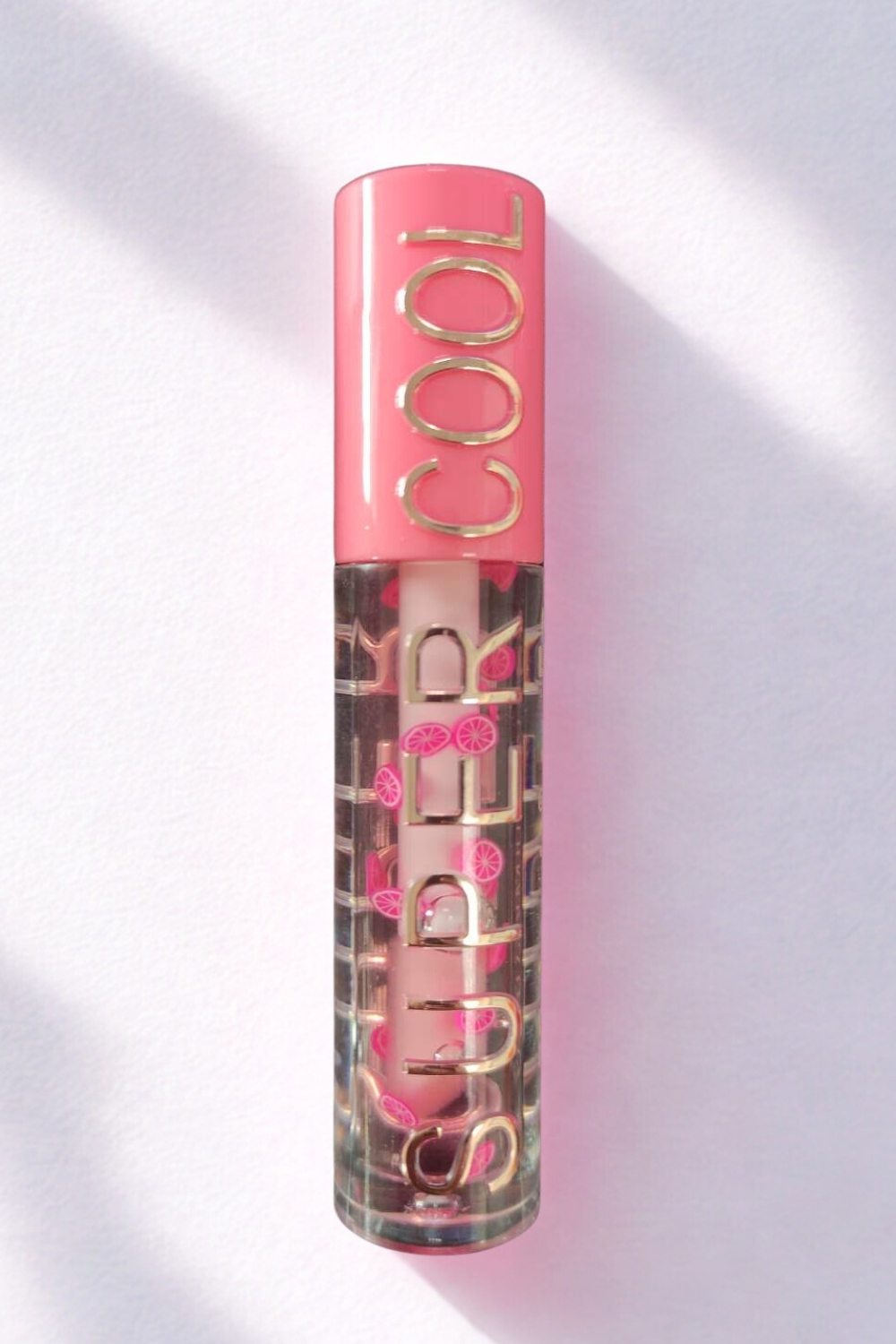 Supercool Fruit Lip Oil με Βιταμίνες