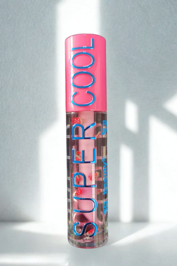 Supercool Fruit Lip Oil με Βιταμίνες