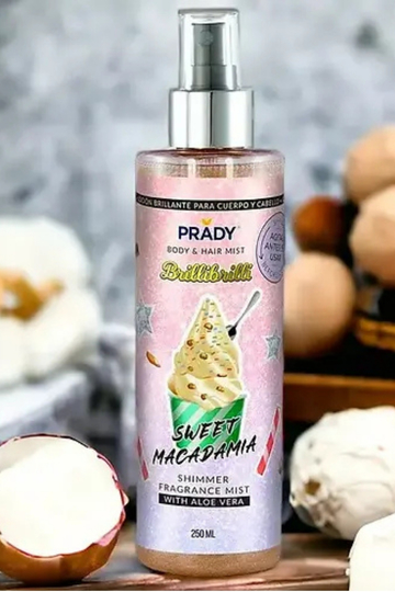 Prady Brillibrilli body & hair mists - Macadamia